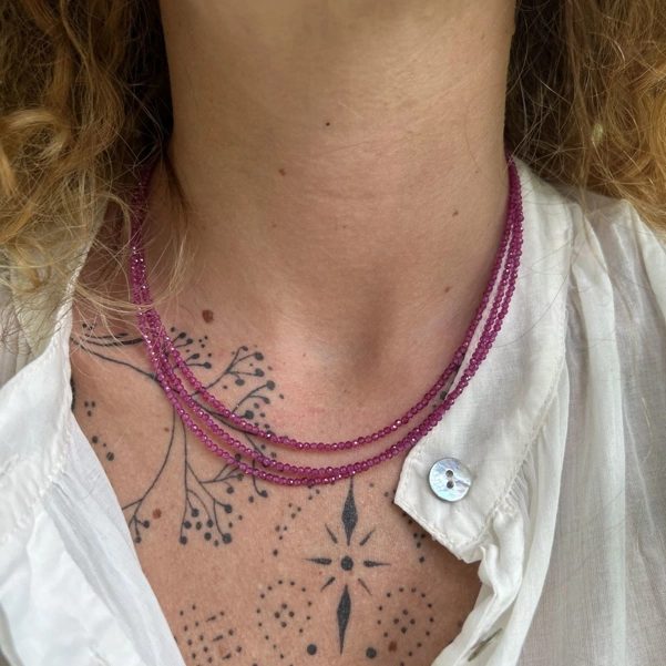 collana Elisa - Rubellite 